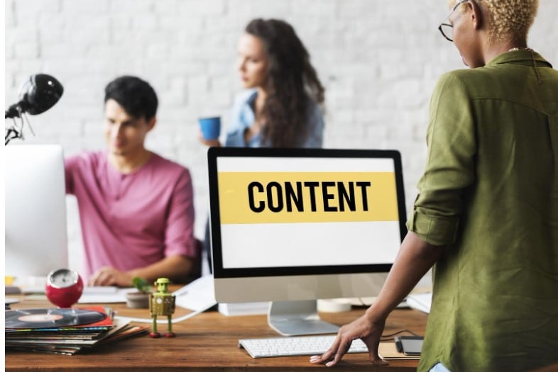 website content