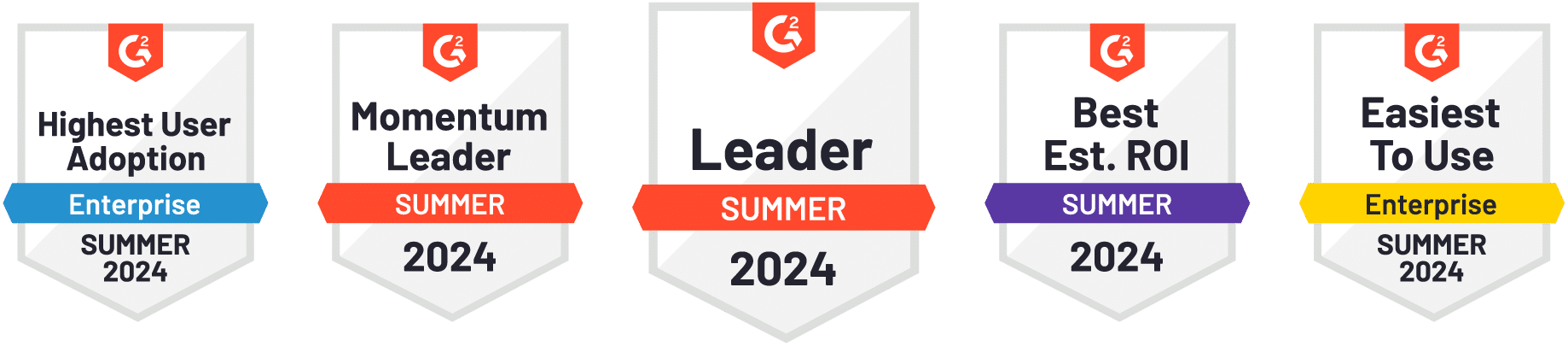 Summer 2024 G2 Badges Summer 2024 G2 Badges